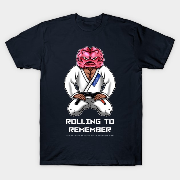 Rolling to Remember T-Shirt by Neuro Endurance Sports Foundation